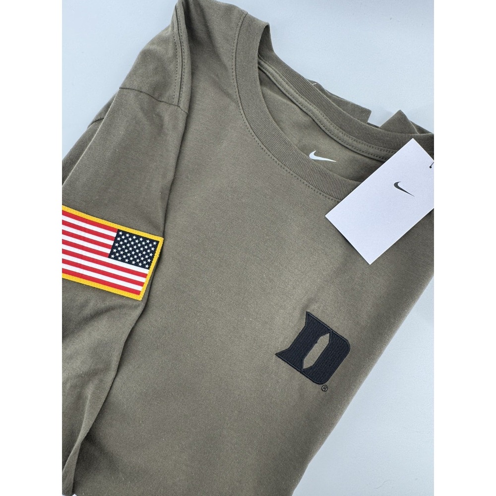 Duke Blue devils Salute to Service Nike Long Sleeve Shirt Men's XXL NWT